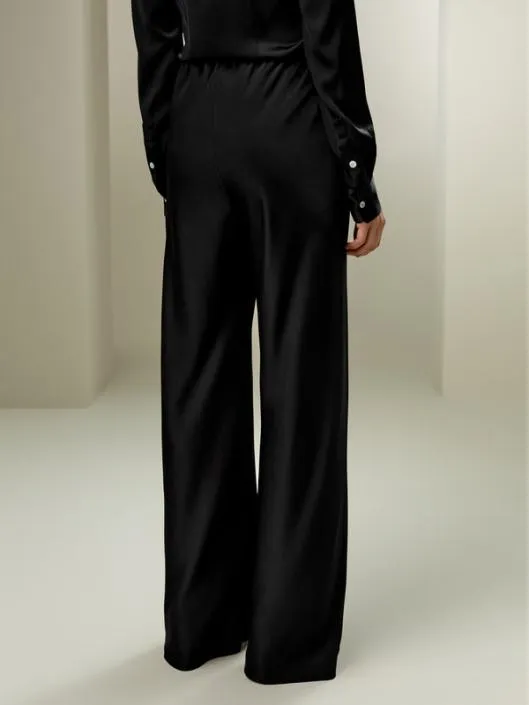 32MM DoubleFaced Silk Charmeuse Bias Cut Pants Women Lilysilk Essentials