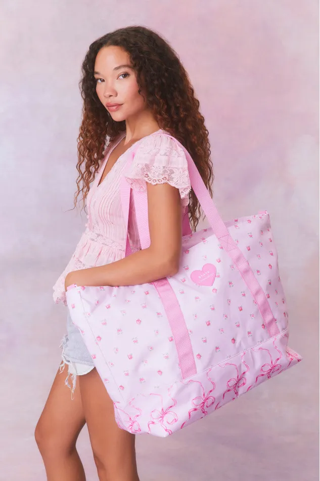 Active Women LoveShackFancy State Graham Xl Tote Luna Rose