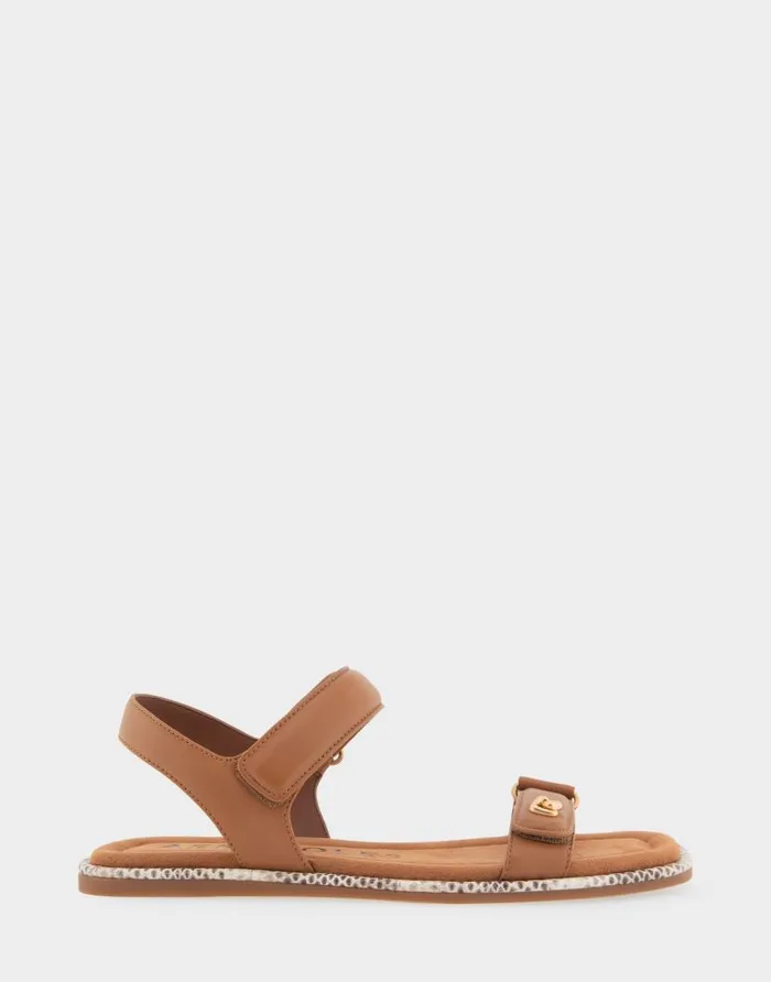 Aerosoles Comfortable Women039s Adjustable Quarter Strap Sandal In Tan Leather Tan Leather Women Flats Aerosoles Comfortable Women039s Adjustable Quarter Strap Sandal In Tan Leather Tan Leather Women Flats