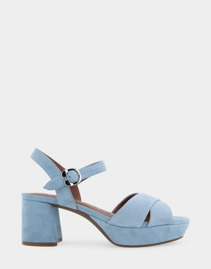Aerosoles Comfortable Women039s Crisscross Platform Sandal In Dusty Blue Suede Dusty Blue Suede Women Platforms Aerosoles Comfortable Women039s Crisscross Platform Sandal In Dusty Blue Suede Dusty Blue Suede Women Platforms