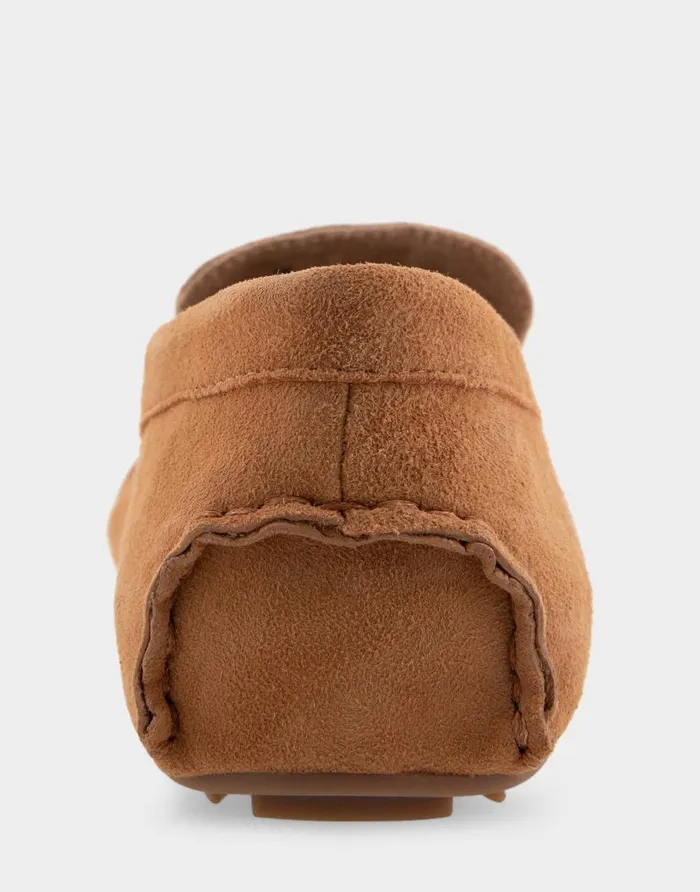 Aerosoles Comfortable Women039s Driver In Tan Suede Tan Suede Women Loafers