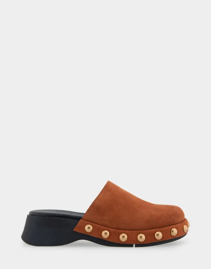 Aerosoles Comfortable Women039s Grommet Detail Clog In Gingerbread Suede Gingerbread Suede Women Clogs and Mules Aerosoles Comfortable Women039s Grommet Detail Clog In Gingerbread Suede Gingerbread Suede Women Clogs and Mules
