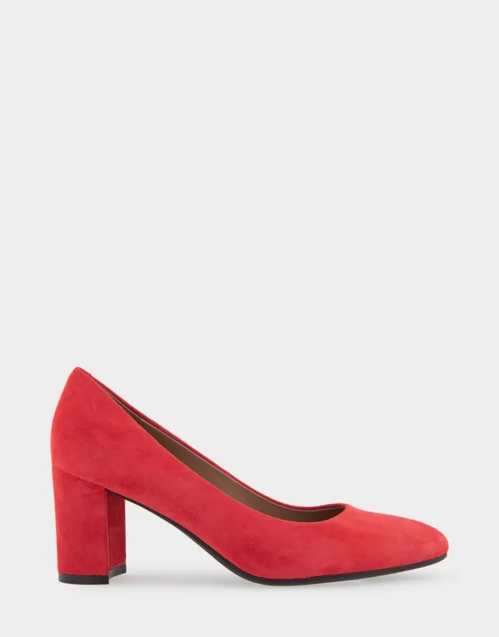 Aerosoles Comfortable Women039s Mid Heel Pump In Red Genuine Suede Red Genuine Suede Women Pumps Aerosoles Comfortable Women039s Mid Heel Pump In Red Genuine Suede Red Genuine Suede Women Pumps