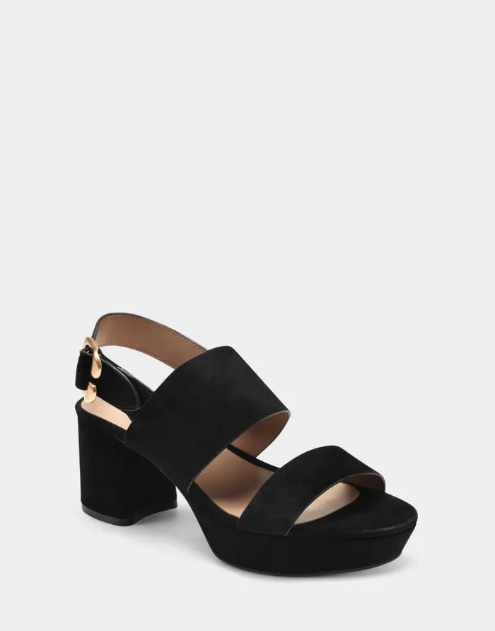 Aerosoles Comfortable Women039s Sandal In Black Genuine Suede Black Suede Women Dress