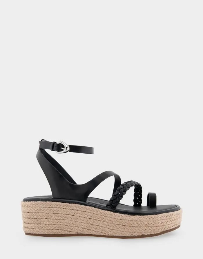 Aerosoles Comfortable Women039s Strappy Flatform Sandal In Black Leather Black Leather Women Clogs and Mules Aerosoles Comfortable Women039s Strappy Flatform Sandal In Black Leather Black Leather Women Clogs and Mules