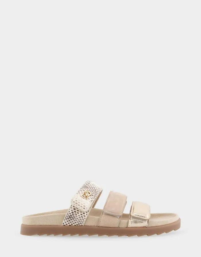 Aerosoles Comfortable Women039s Three Band Footbed Sandal In Gold Metallic Leather Gold Metallic Multi Leather Women Clogs and Mules Aerosoles Comfortable Women039s Three Band Footbed Sandal In Gold Metallic Leather Gold Metallic Multi Leather Women Clogs and Mules