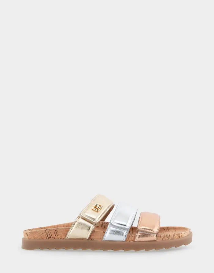 Aerosoles Comfortable Women039s Three Band Footbed Sandal In Rose Gold Leather Rose Gold Multi Leather Women Flats Aerosoles Comfortable Women039s Three Band Footbed Sandal In Rose Gold Leather Rose Gold Multi Leather Women Flats