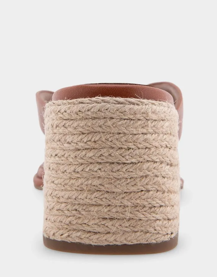 Aerosoles Comfortable Women039s Wedge Thong Sandal In Gingerbread Faux Leather Gingerbread Faux Leather Women Wedges