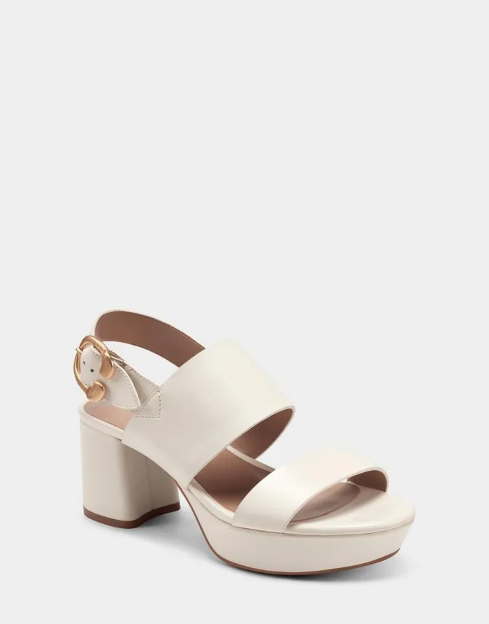 Aerosoles Eggshell Leather Women Platforms