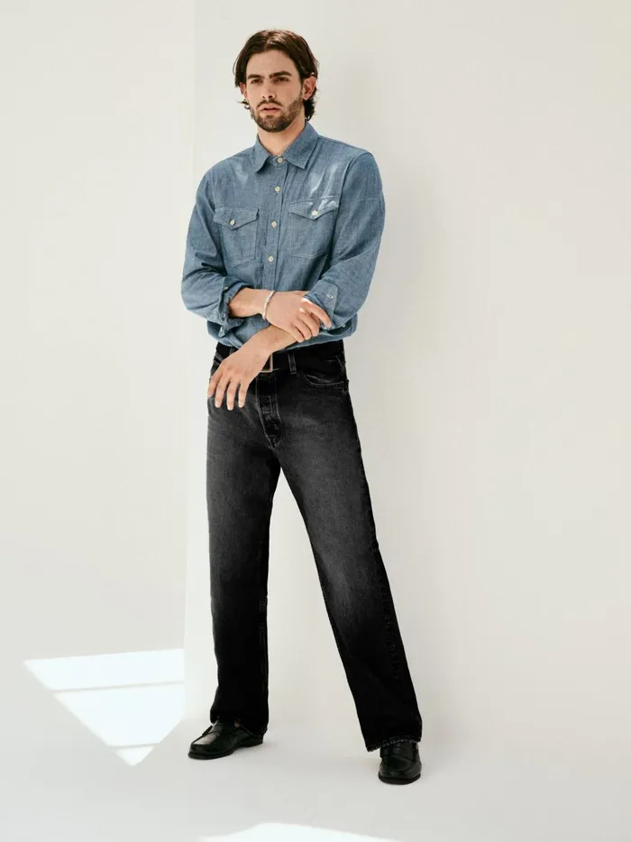 Alex Mill Denim Men Am Relaxed Straight 5 Pocket Jean