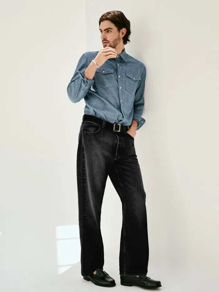 Alex Mill Denim Men Am Relaxed Straight 5 Pocket Jean