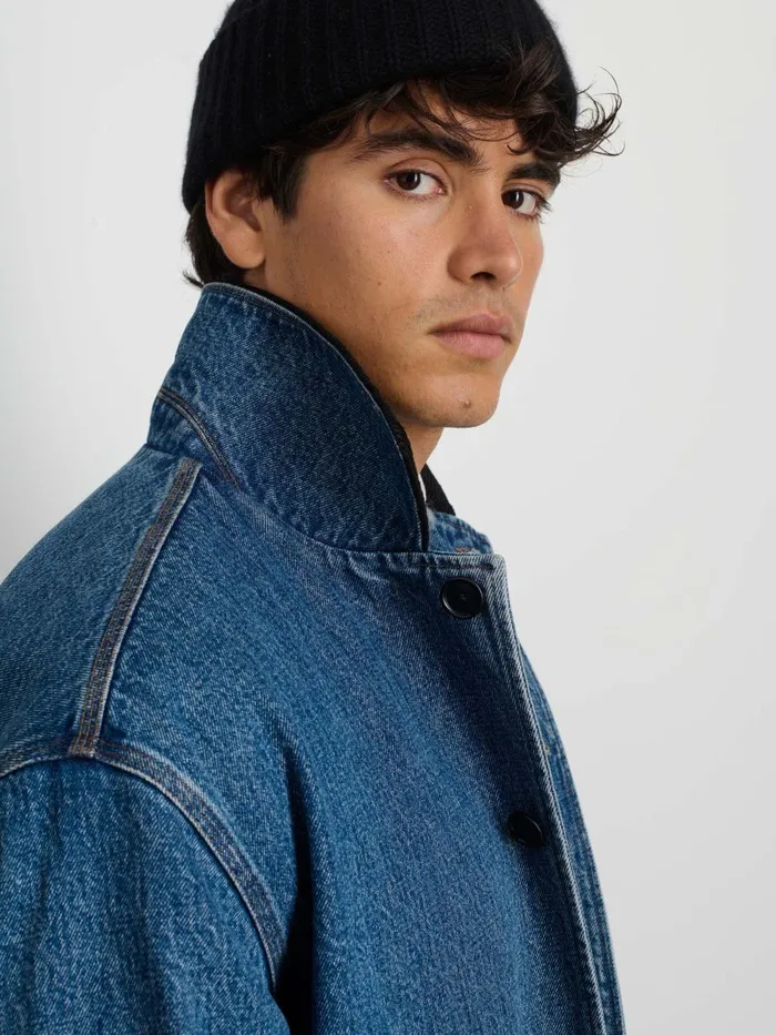 Alex Mill Jackets Coats Men Frontier Jacket In Denim