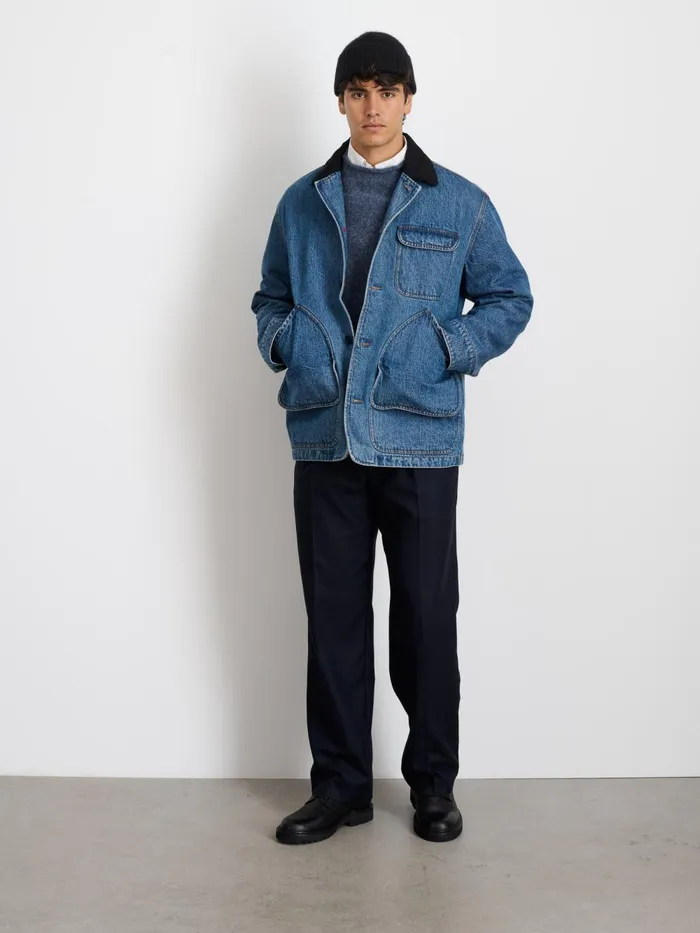 Alex Mill Jackets Coats Men Frontier Jacket In Denim