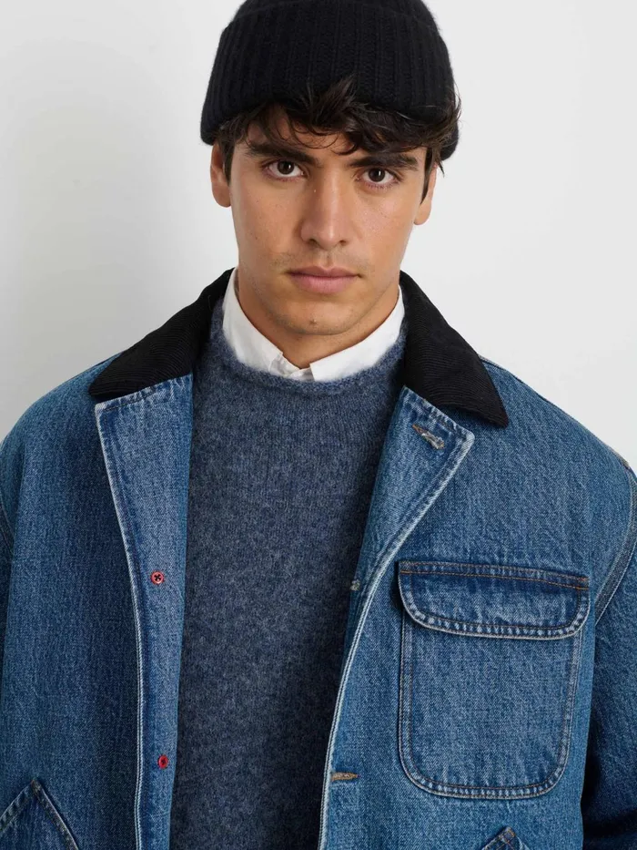 Alex Mill Jackets Coats Men Frontier Jacket In Denim