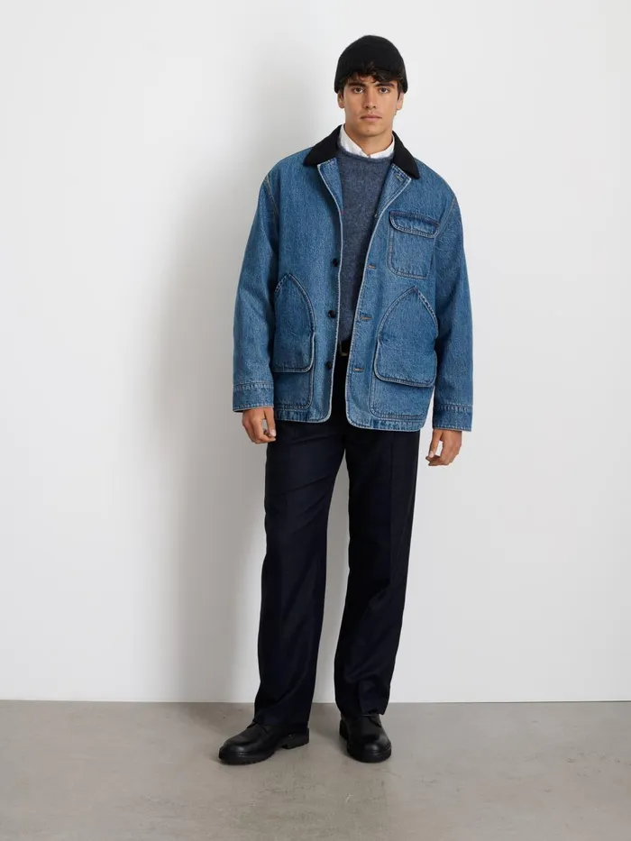 Alex Mill Jackets Coats Men Frontier Jacket In Denim