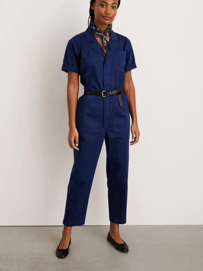 Alex Mill Jumpsuits Women Standard Short Sleeve Jumpsuit Dark Navy