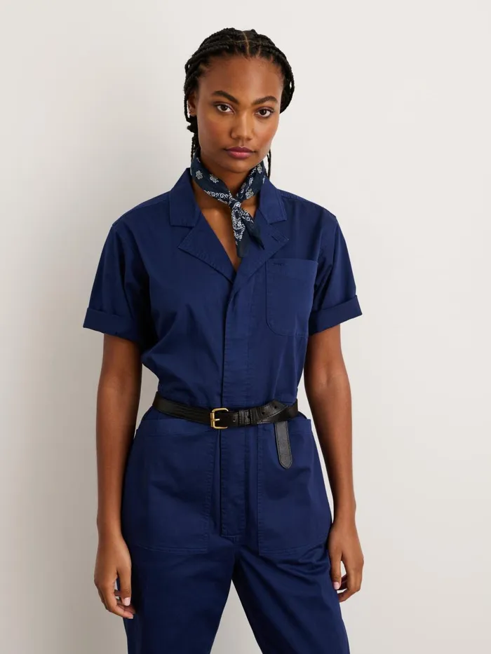 Alex Mill Jumpsuits Women Standard Short Sleeve Jumpsuit Dark Navy