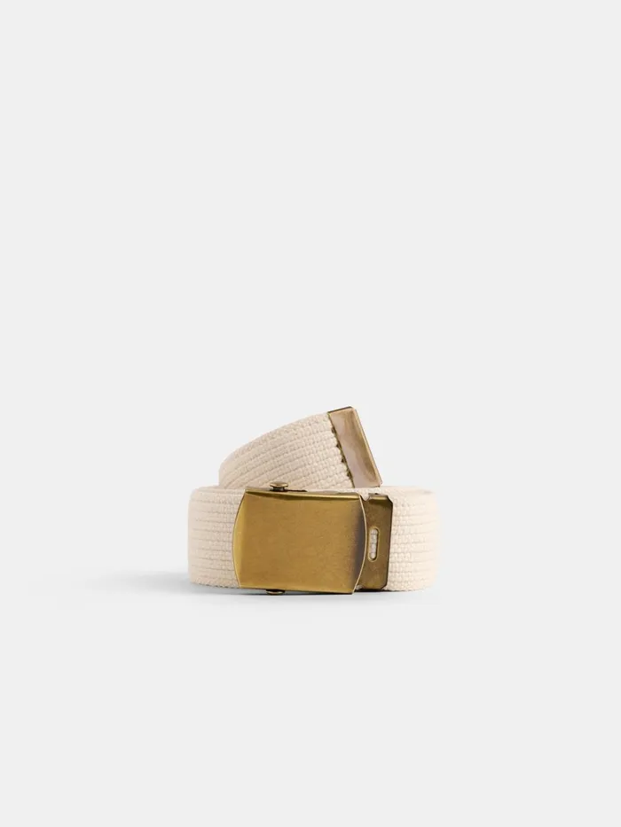 Alex Mill Men Solid WebBelt Natural