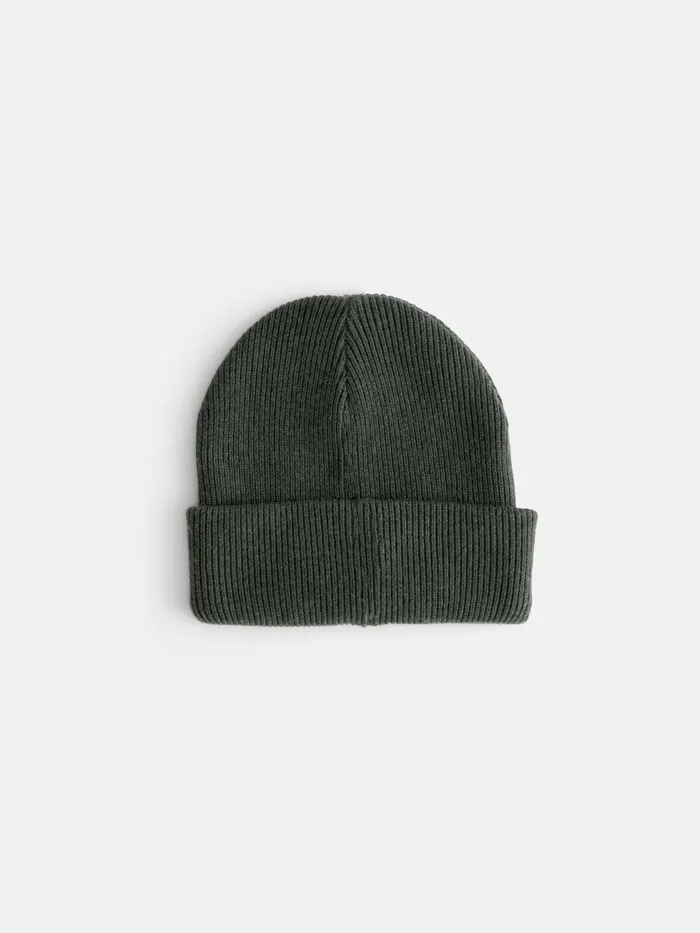 Alex Mill Men Wool Cotton Beanie Heather Olive