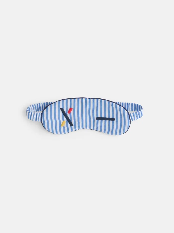 Alex Mill Pajamas Slippers Men P039jimmies Sleep Mask In Stripe Classic Blue Stripe