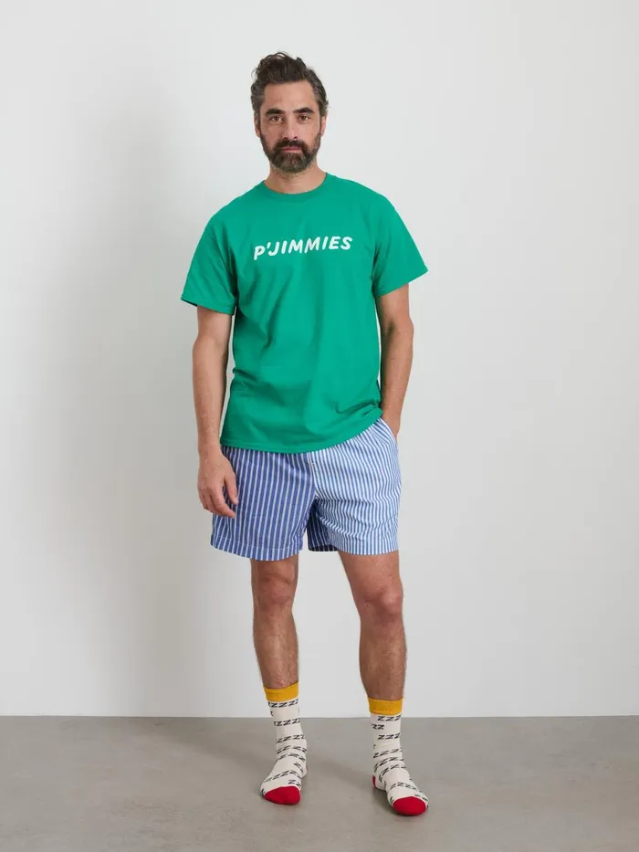 Alex Mill Pajamas Slippers Men P039jimmies Sleep Tee Green