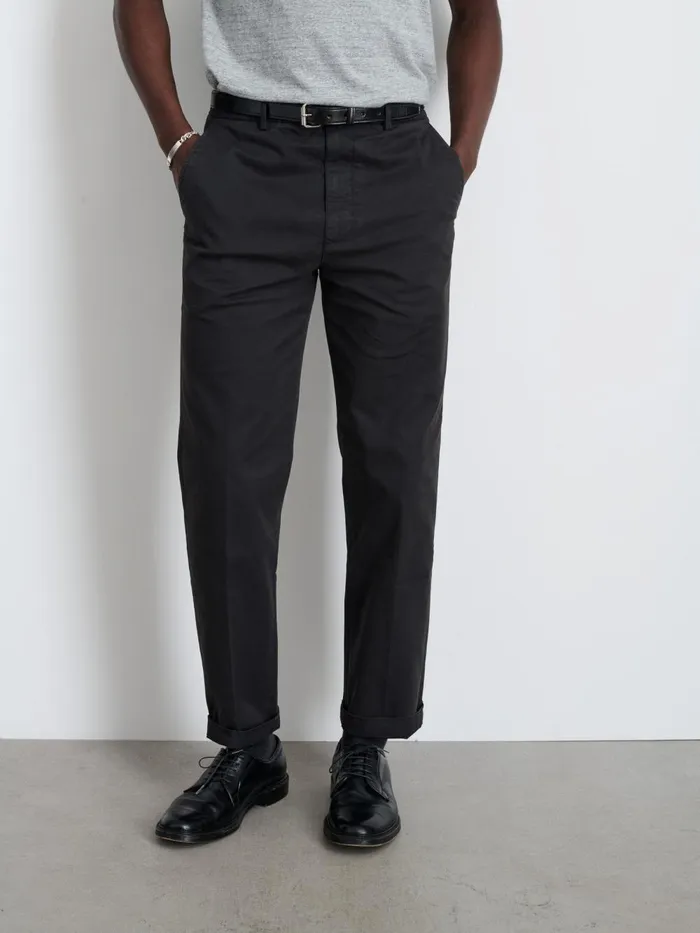 Alex Mill Pants Men Slim Trouser In Chino Black