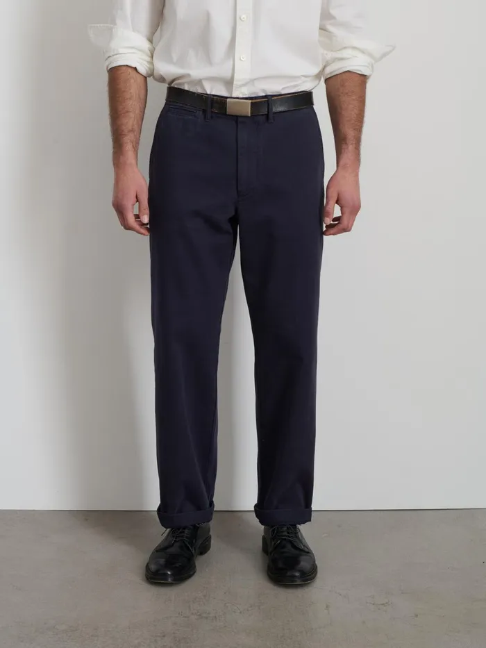 Alex Mill Pants Men Straight Leg Pant In Vintage Washed Chino Dark Navy