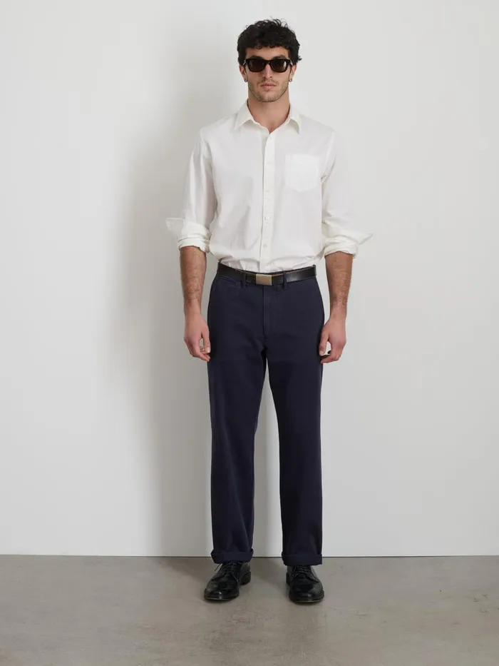 Alex Mill Pants Men Straight Leg Pant In Vintage Washed Chino Dark Navy