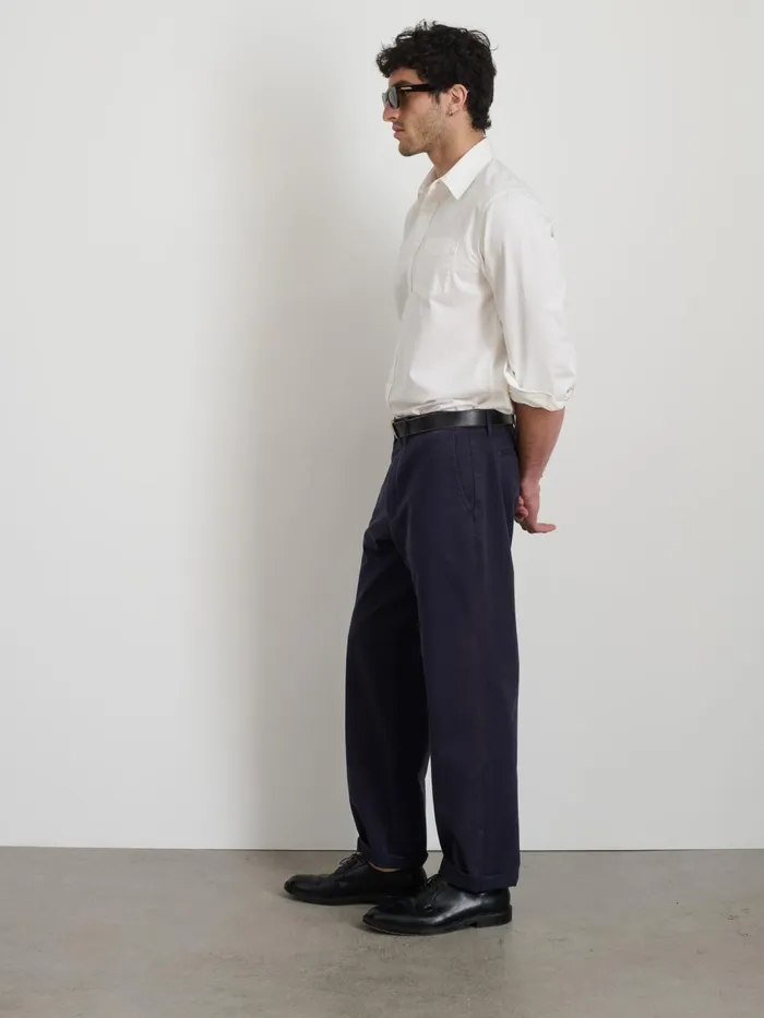 Alex Mill Pants Men Straight Leg Pant In Vintage Washed Chino Dark Navy