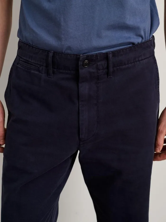 Alex Mill Pants Men Straight Leg Pant In Vintage Washed Chino Dark Navy