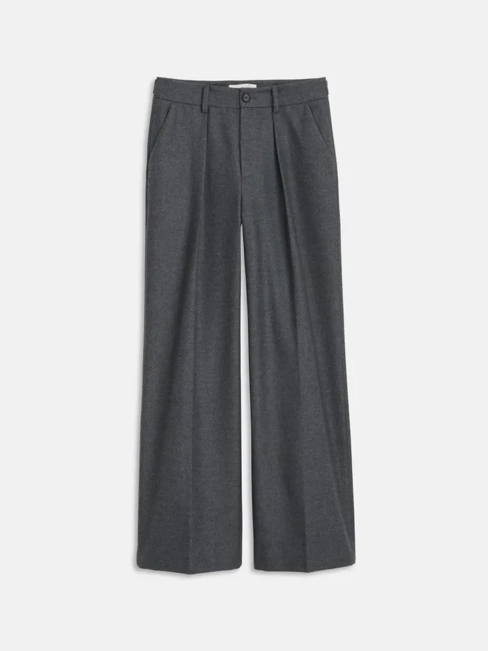 Alex Mill Pants Women Soho Trouser In Wool Charcoal