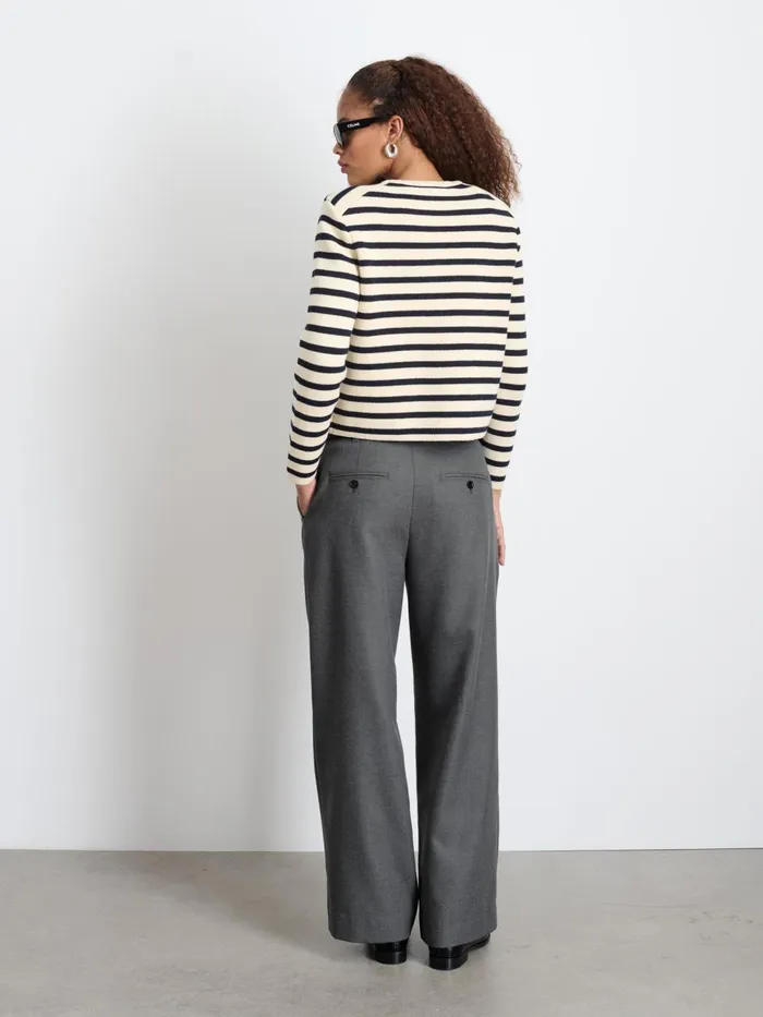 Alex Mill Pants Women Soho Trouser In Wool Charcoal