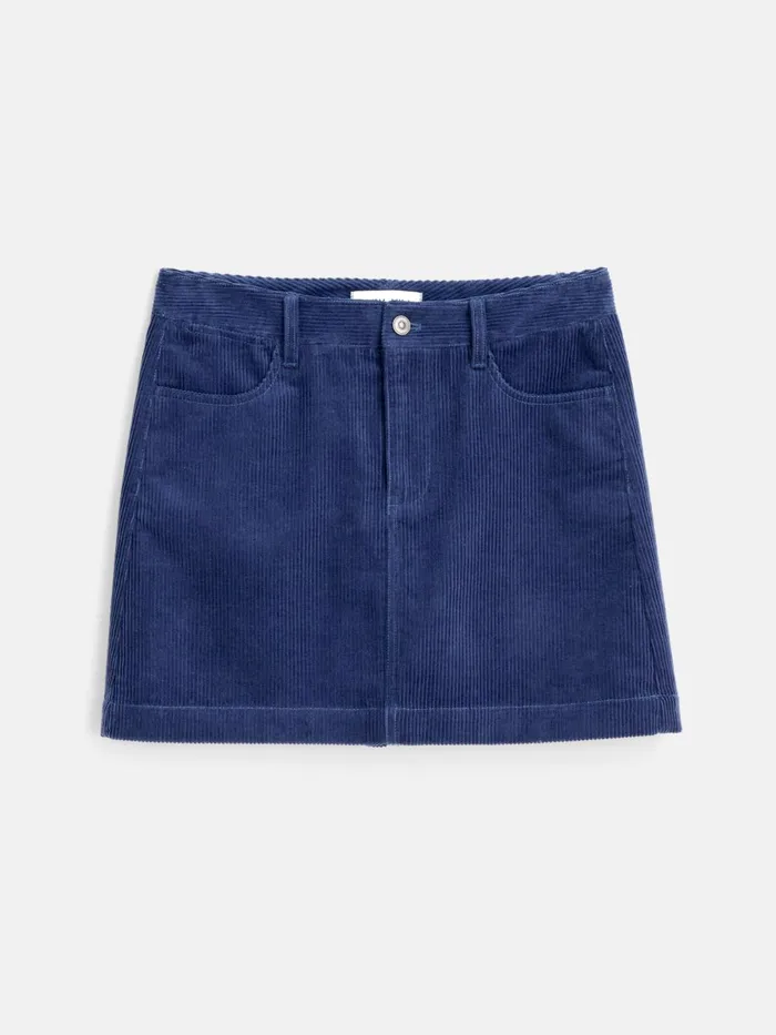 Alex Mill Set Dressing Women Camden Skirt In Corduroy Dusty Blue