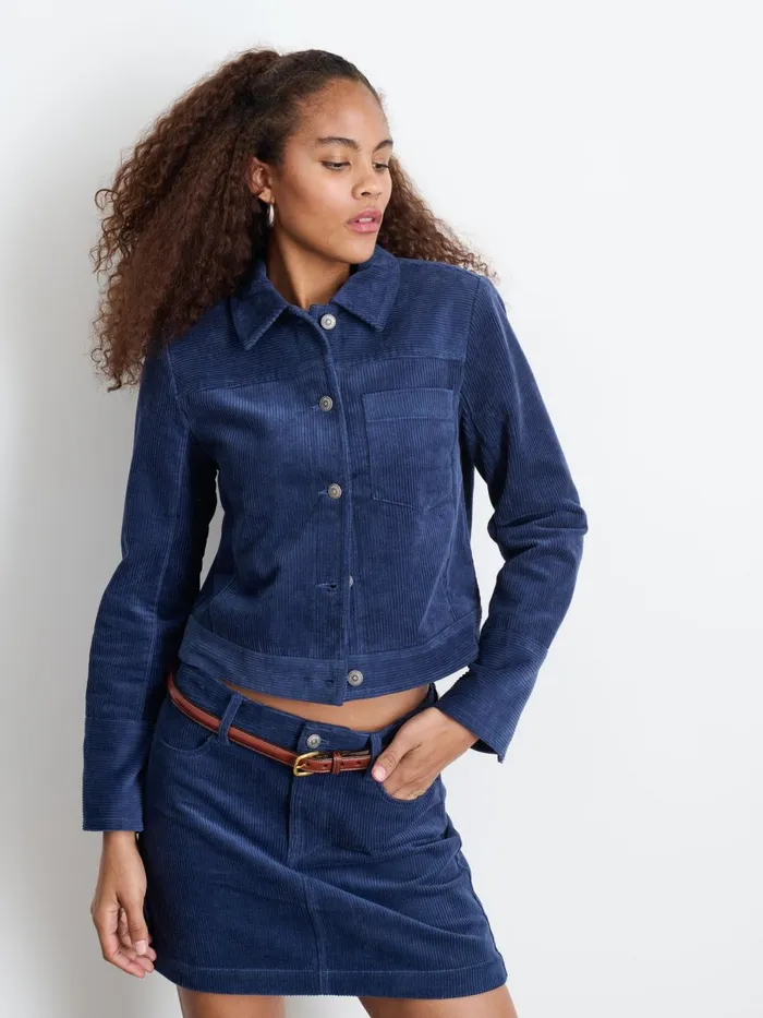 Alex Mill Set Dressing Women Camden Skirt In Corduroy Dusty Blue