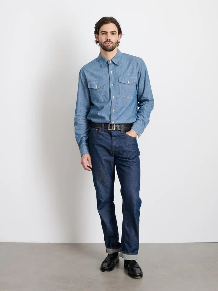 Alex Mill Shirts Men Fred Shirt In Chambray
