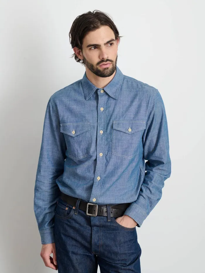 Alex Mill Shirts Men Fred Shirt In Chambray