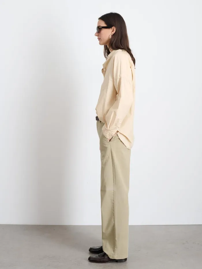 Alex Mill Shirts Tops Women Jo Shirt In Cotton Poplin Almond Milk