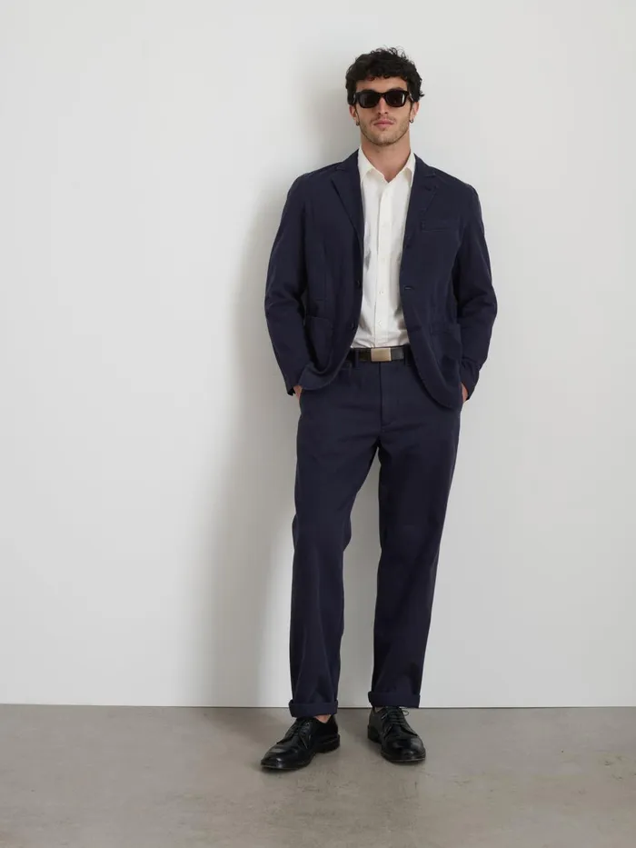 Alex Mill Suiting Blazers Men Mill Blazer In Vintage Wash Chino Dark Navy