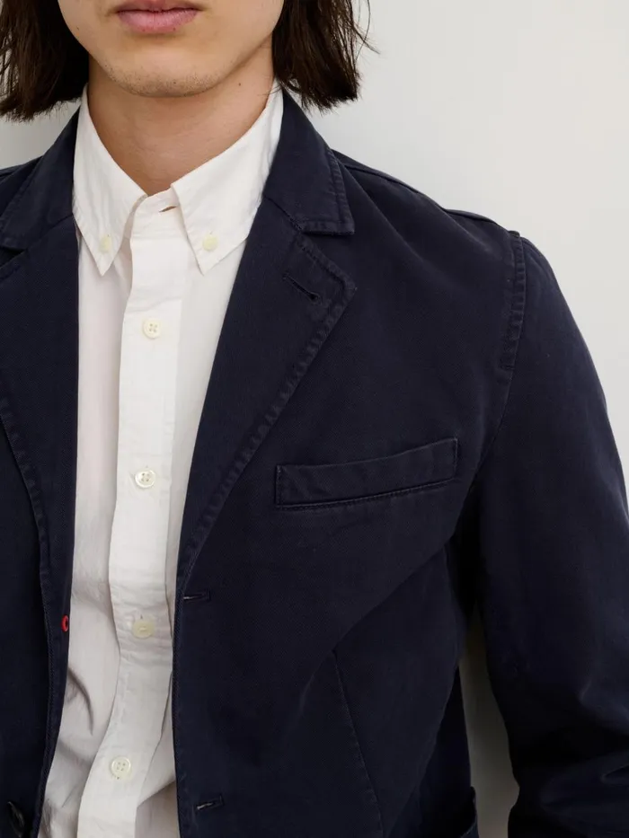 Alex Mill Suiting Blazers Men Mill Blazer In Vintage Wash Chino Dark Navy
