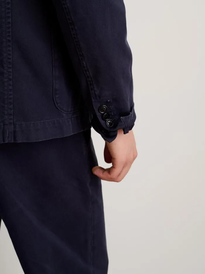 Alex Mill Suiting Blazers Men Mill Blazer In Vintage Wash Chino Dark Navy