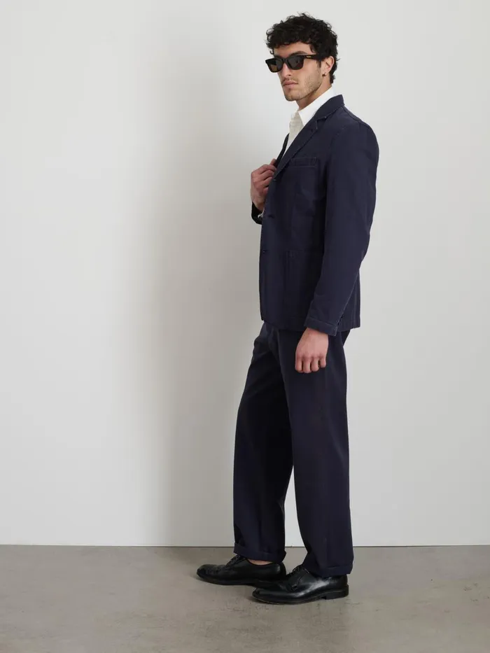 Alex Mill Suiting Blazers Men Mill Blazer In Vintage Wash Chino Dark Navy