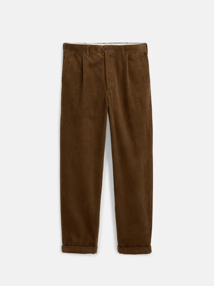 Alex Mill Suiting Blazers Men Standard Pleated Pant In Corduroy Saddle