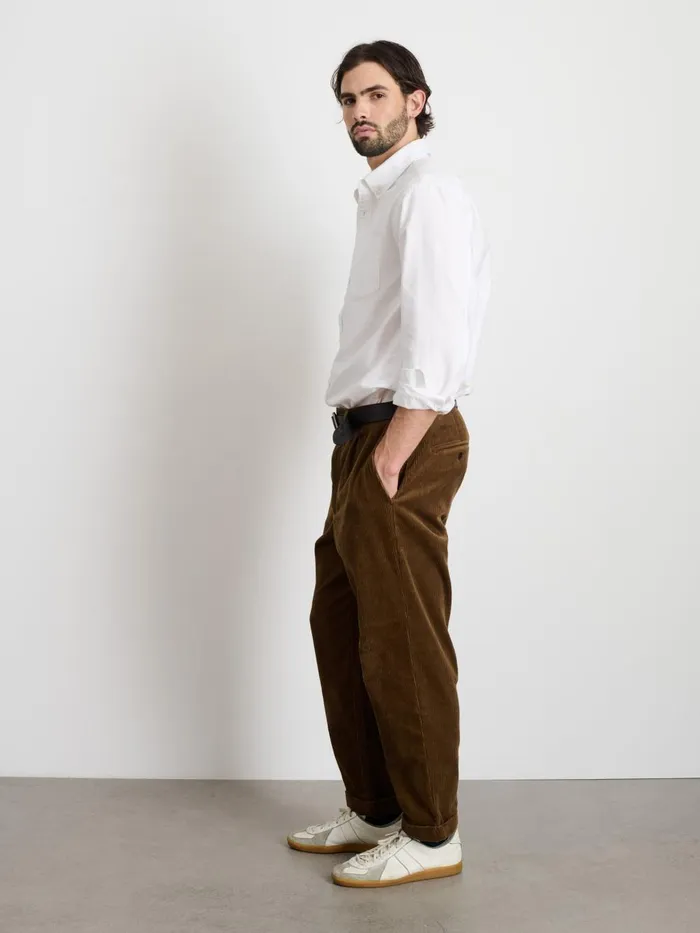 Alex Mill Suiting Blazers Men Standard Pleated Pant In Corduroy Saddle