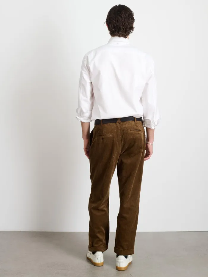 Alex Mill Suiting Blazers Men Standard Pleated Pant In Corduroy Saddle