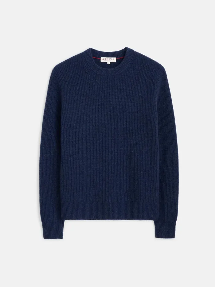 Alex Mill Sweaters Women Jordan Sweater In Washed Cashmere Heather Navy