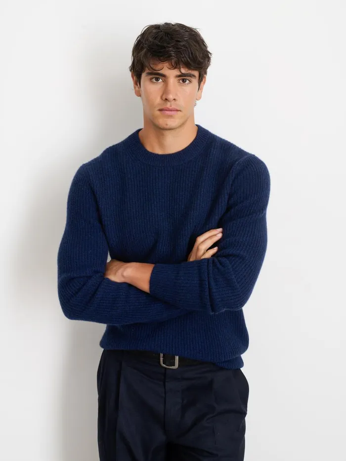 Alex Mill Sweaters Women Jordan Sweater In Washed Cashmere Heather Navy