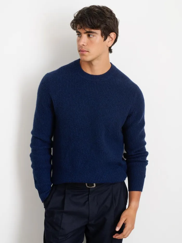 Alex Mill Sweaters Women Jordan Sweater In Washed Cashmere Heather Navy