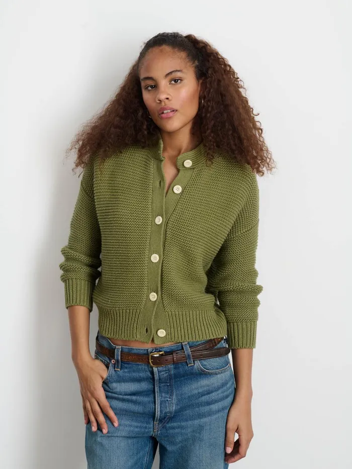Alex Mill Sweaters Women Nico Cardigan In Cotton Faded Grove