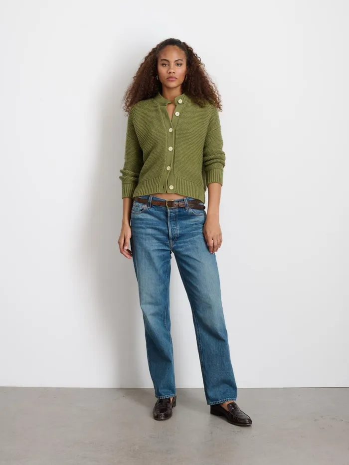 Alex Mill Sweaters Women Nico Cardigan In Cotton Faded Grove