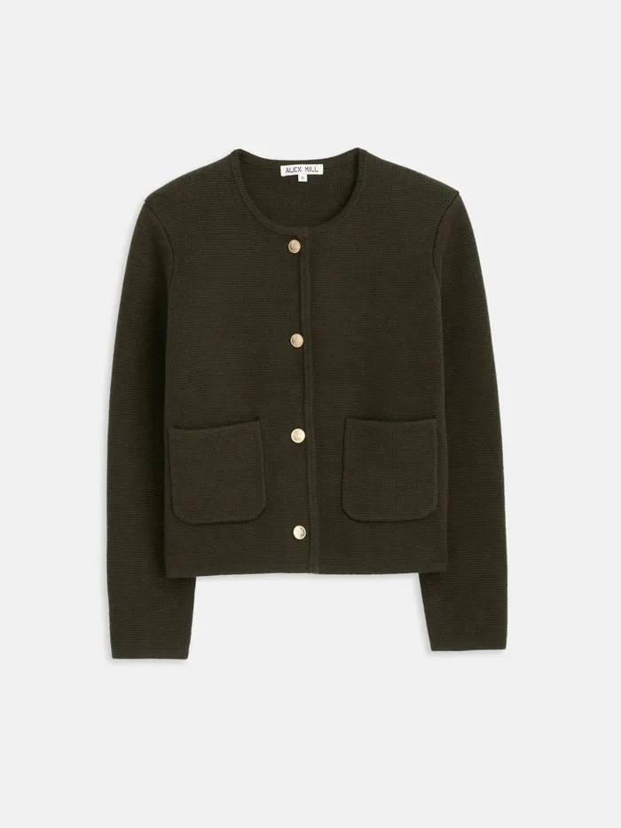 Alex Mill Sweaters Women Paris Sweater Jacket Olive